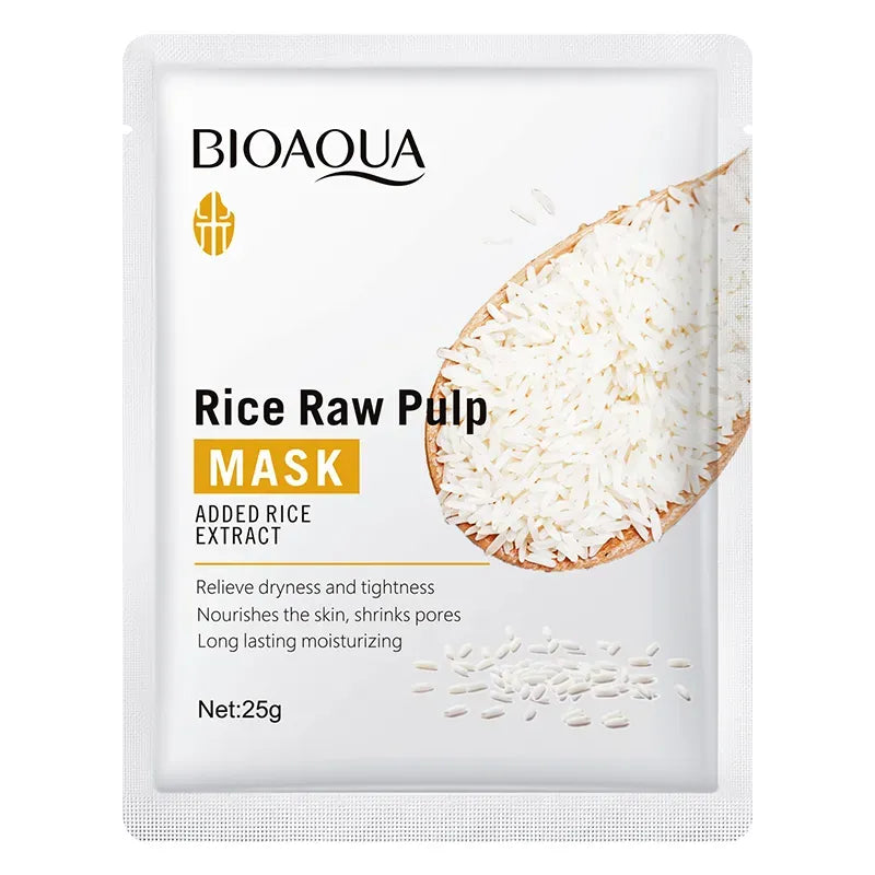Bioaaqua 1 Piece Rice face mask 25g BQY93752