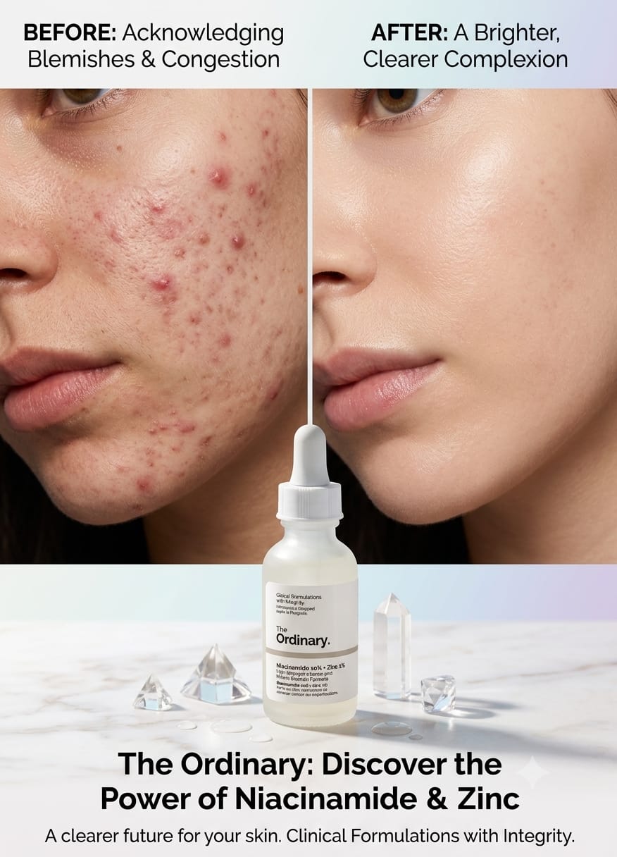 The Ordinary Niacinamide 10% + Zinc 1% – 30ml